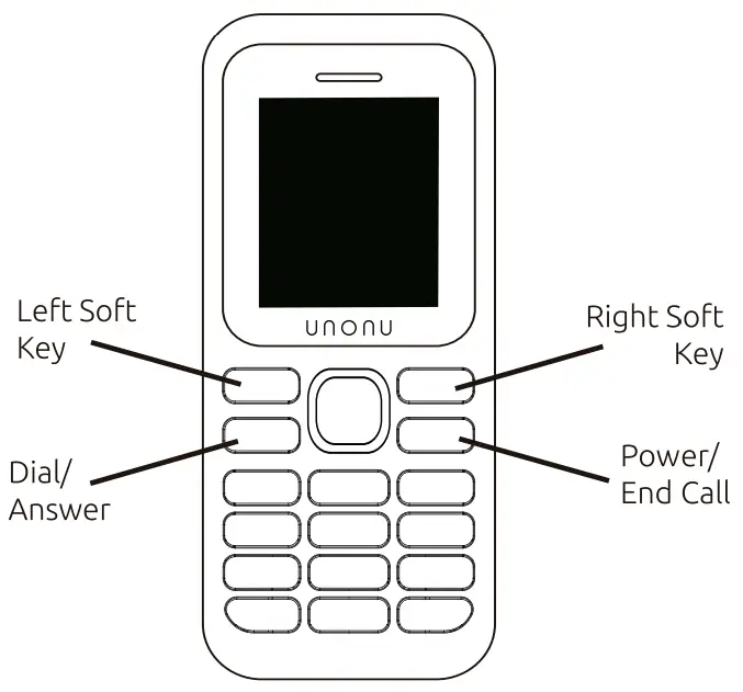 UNONU J8 2G Bar Phone - charge 1