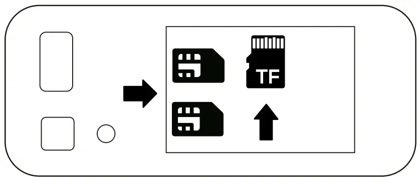 UNONU J8 2G Bar Phone - sim card