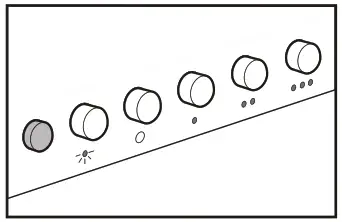 Westinghouse WRC904SC Stainless Steel 90cm Canopy Rangehood - button