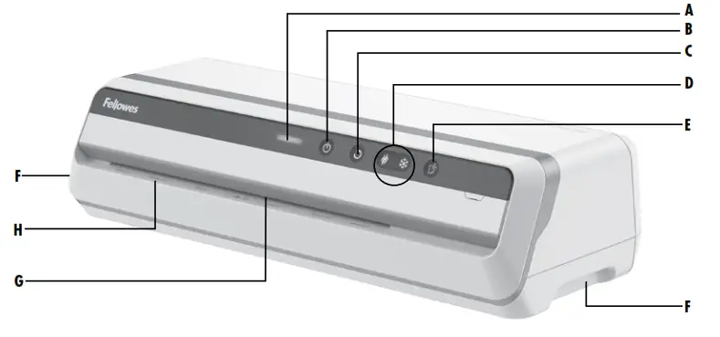 FELLOWES Jupiter A3 Office Laminator - LAMINATOR CONTROLS1