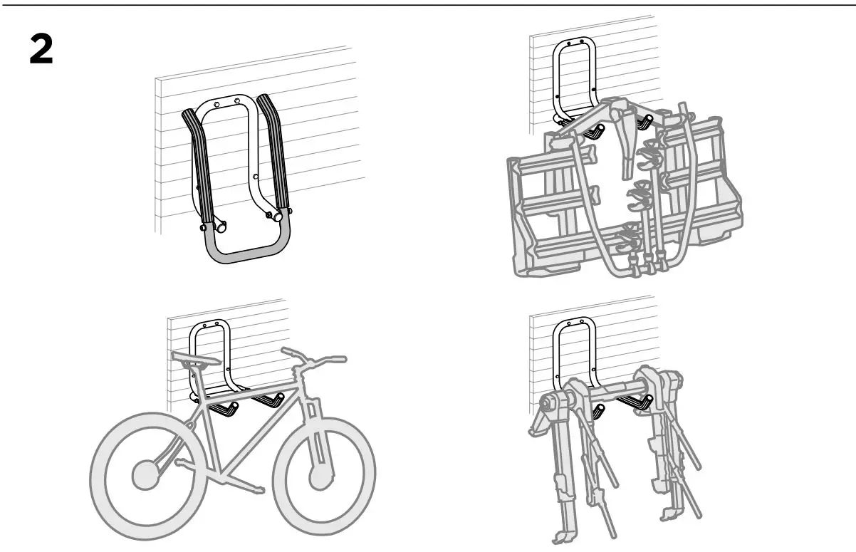 THULE 9771 Wall hanger User Manual - How to use