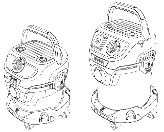 KARCHER WD KWD Wet and Dry Vacuum Cleaner - Cover