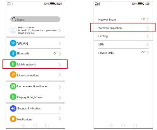 XuanPad M8 F Mini Projector - HUAWEI