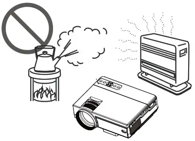 XuanPad M8 F Mini Projector - Important Safety Considerations 2