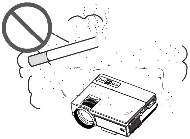 XuanPad M8 F Mini Projector - Important Safety Considerations 4