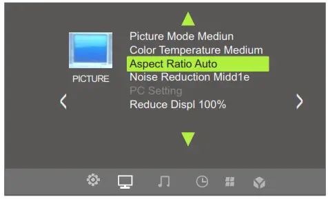 XuanPad M8 F Mini Projector - SETTING
