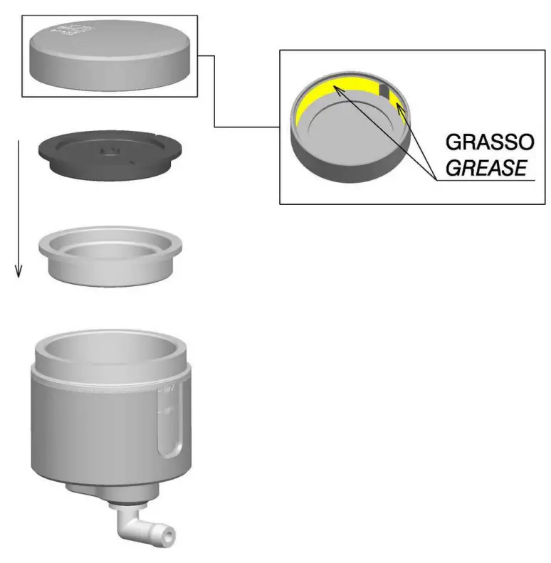 rizoma CT157 Notch Front Brake Fluid Reservoir - step 5