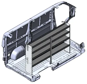 RANGER DESIGN N5-RA96-4 Shelving Unit - 15