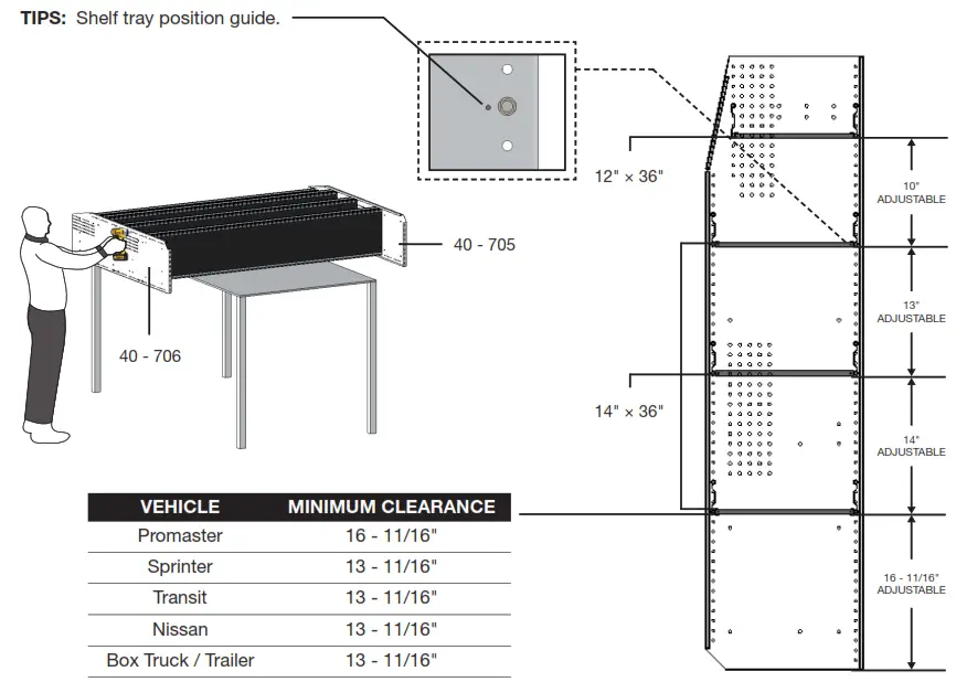 RANGER DESIGN N5-RA96-4 Shelving Unit - 5