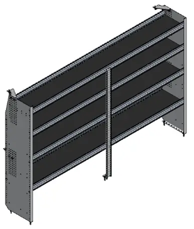 RANGER DESIGN N5-RA96-4 Shelving Unit