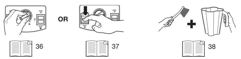 Hamilton Beach HBH550 3 HP Fury 64 oz. High Performance Bar Blender - parts