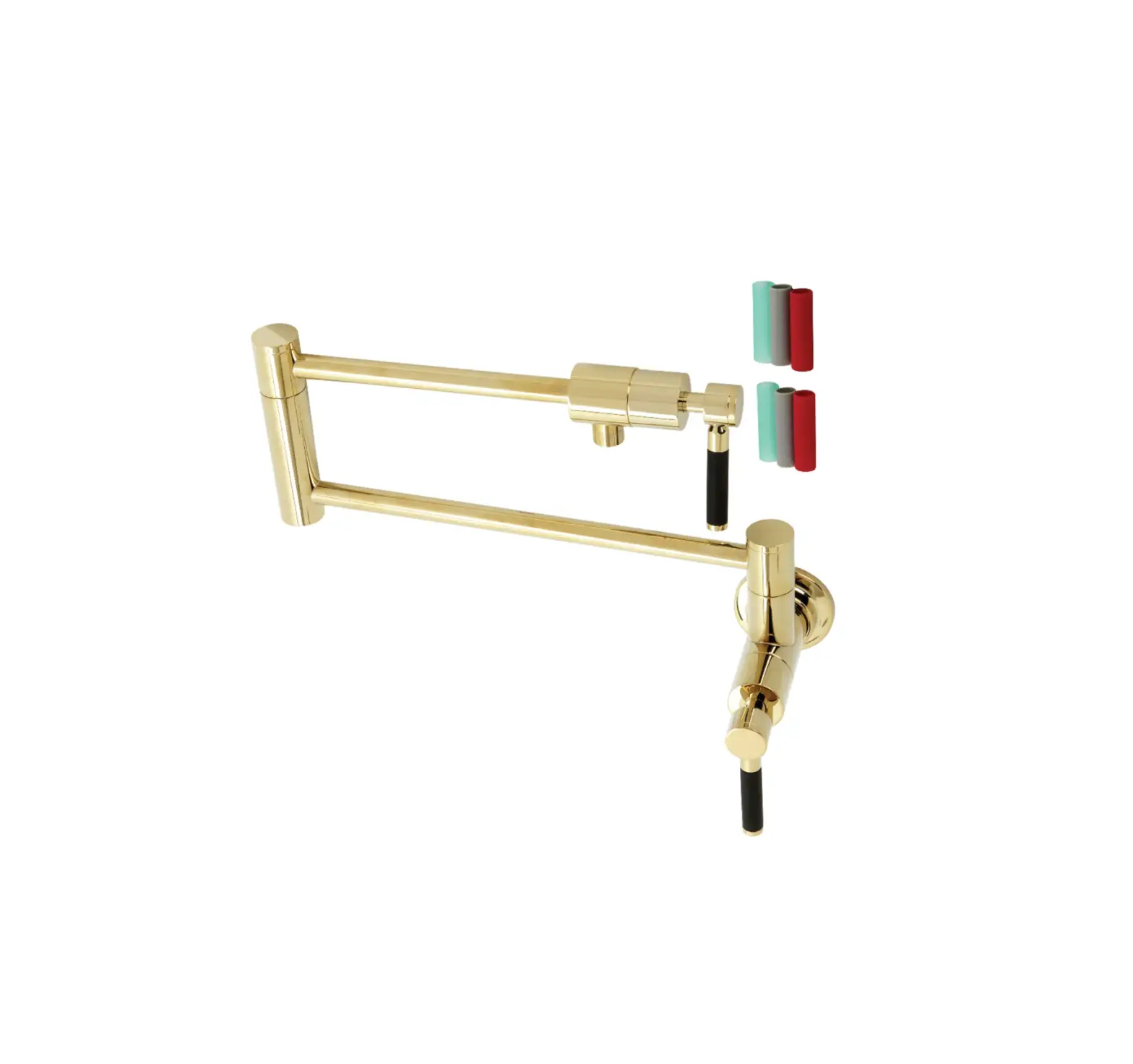Kingston Ks4102dkl Brass Pot Filler In Polished Brass Installation Guide