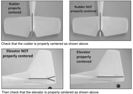 FIG 5 Centering Control Surfaces