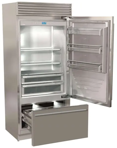 Fhiaba FP36BI RS X Pro Series Bottom Freezer Drawer Refrigerator
