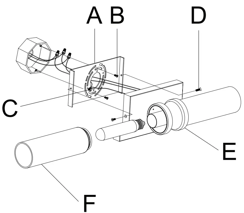 Hunter 19929 Two Light Vanity fig 2