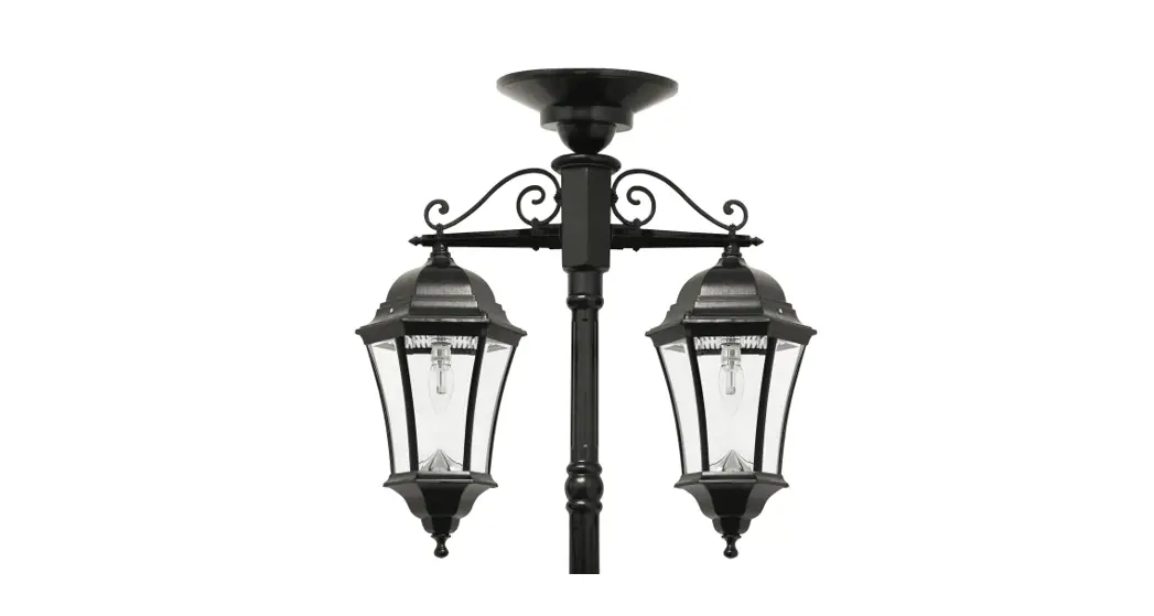 Gama Sonic Solar Lighting 94b001 Victorian Bulb Solar Lamp Post Instruction Manual