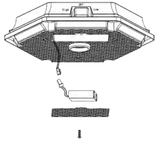GAMA SONIC SOLAR LIGHTING 94B001 Victorian Bulb Solar Lamp Post fig
