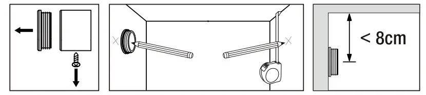 HOME DECORATORS COLLECTION Condo Rod Set - Figure 3
