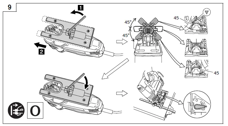 HiKOKI CJ 90VST2 Powerful Professional Electric Jigsaw 5