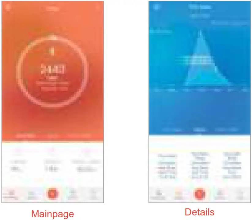 VeryFitPro ID205L Smart Watch - App Interfaces