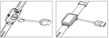 VeryFitPro ID205L Smart Watch - Charging your watch