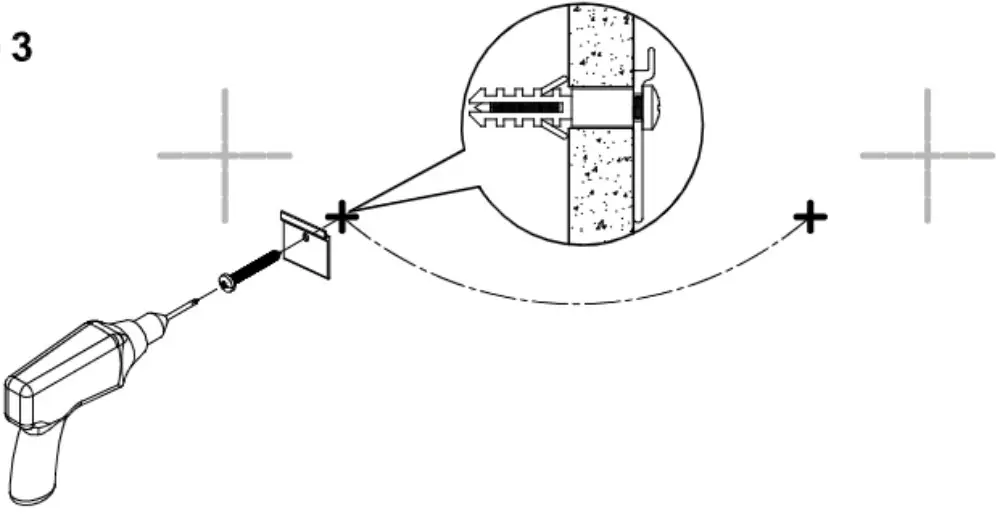INSTALL MOUNTING BRACKET