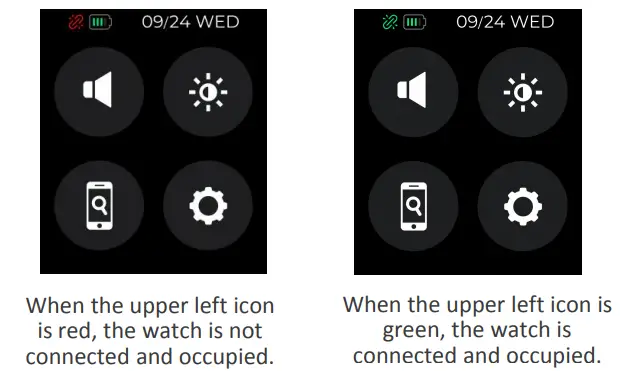 Not Connected - Connected