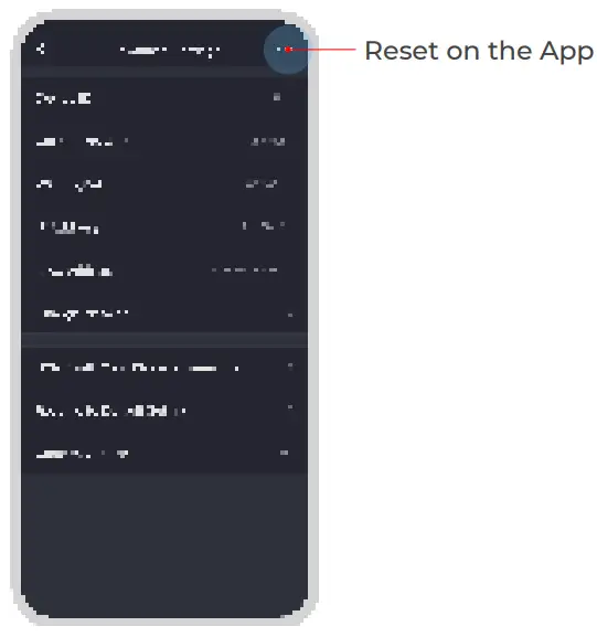 HOW TO RESET THE CAMERA