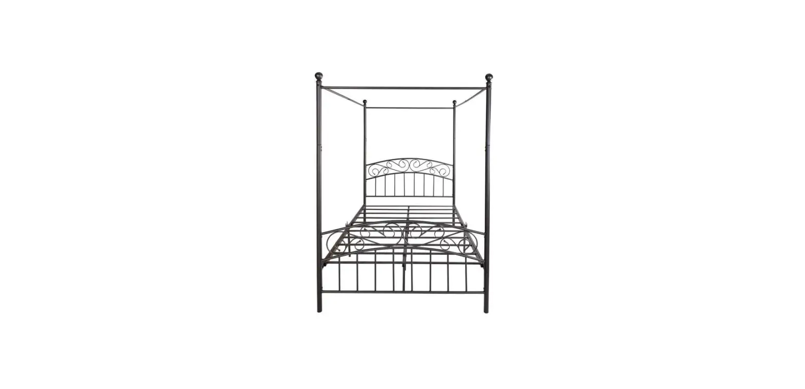 Maocao Hoom 715f Black Metal Platform Bed Frame Instruction Manual