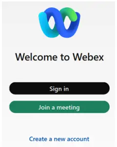 VEXUS Mettings Webex App A07