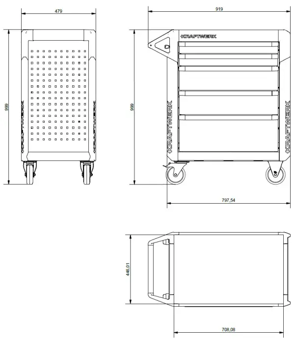 KRAFTWERK PT800 Trolleys - FIGURE 1