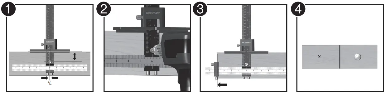 MILESCRAFT 1340 Hardware Jig Kit - fig 5