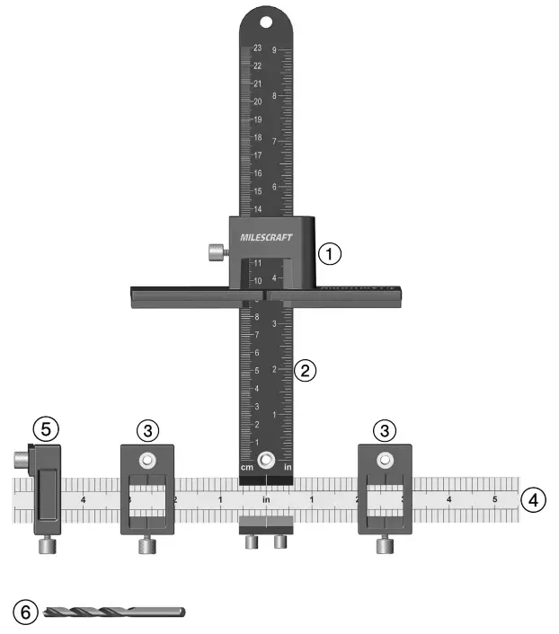 MILESCRAFT 1340 Hardware Jig Kit