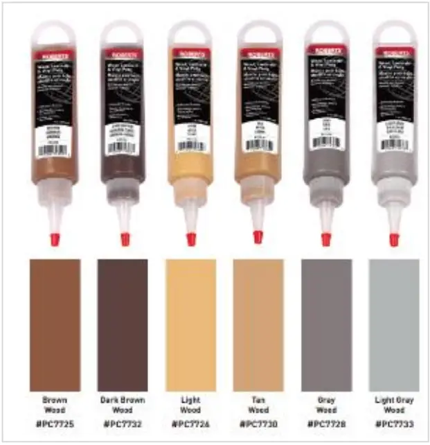 ROBERTS PC7725 Brown Wood Laminate and Vinyl Putty - FIGURE 2