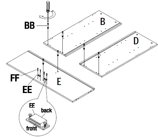 StyleWell-CRF-002-WH-42-Inch-W-Craft-Storage-Hutch-in-Wite-FIG- (7)