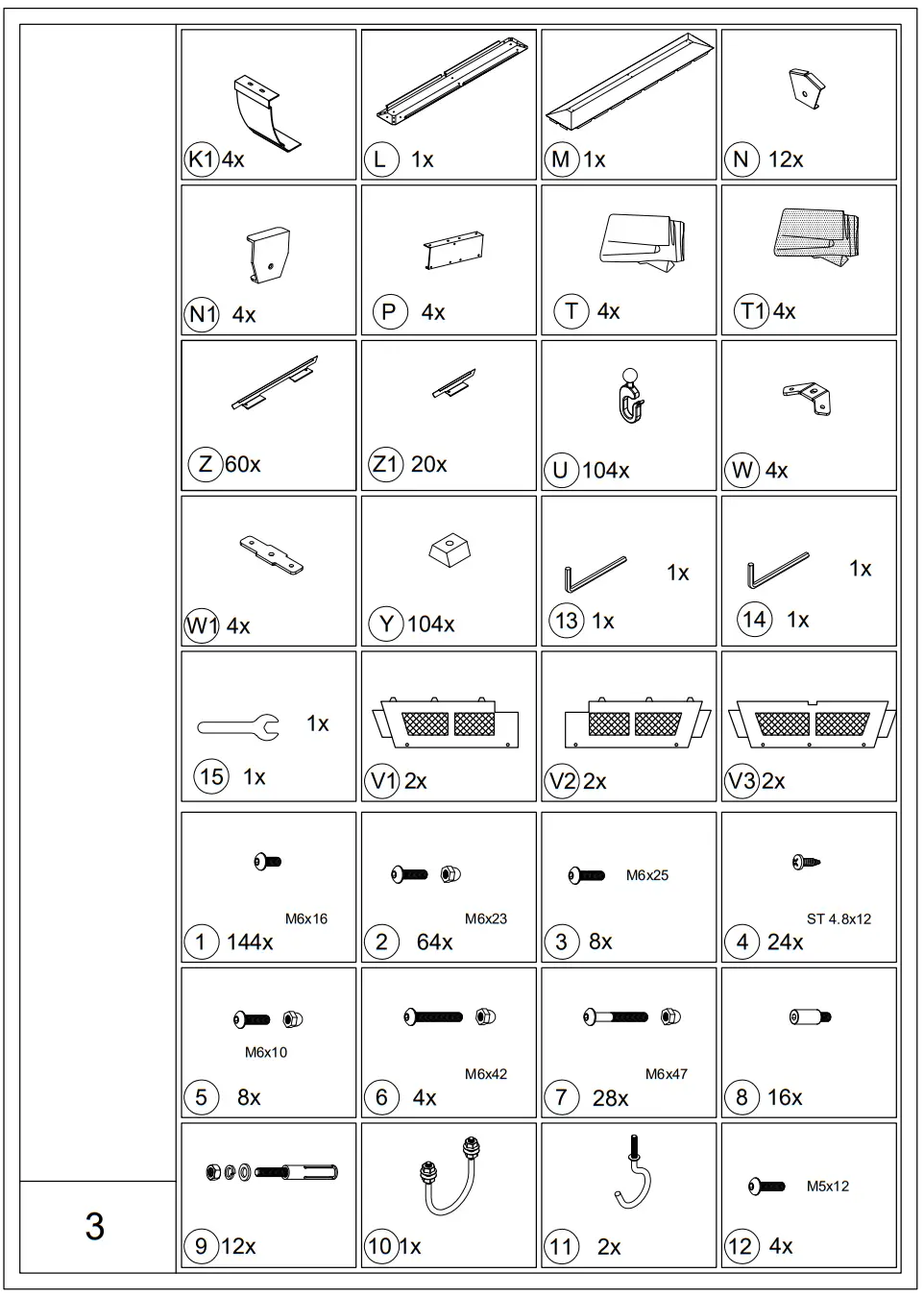 EROMMY XWG-213TN Metal Double Roof Gazebo - fig 2