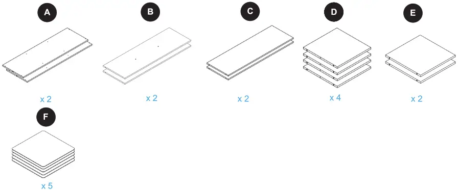 Style SELECTIONS CL22 11ST9 BLK 9 Cube Storage Organizer - Figure 2