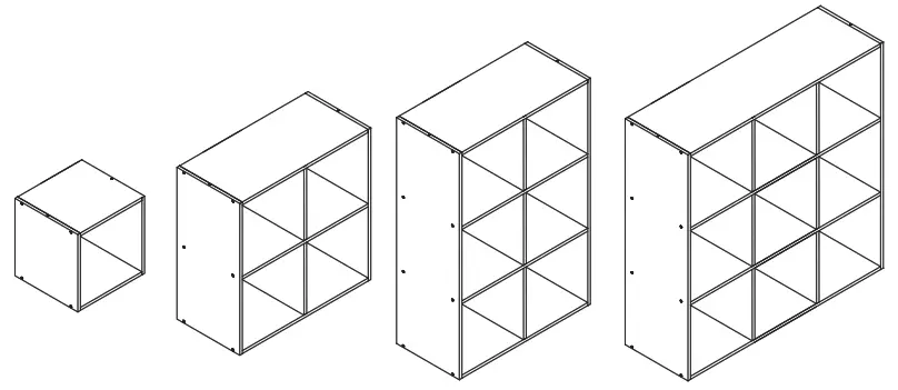 Style SELECTIONS CL22 ST15 W 15 Cube Storage Organizer - Figure 2