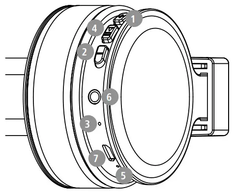 hama 00184084 Freedom Lit Bluetooth Headphone - Controls and displays