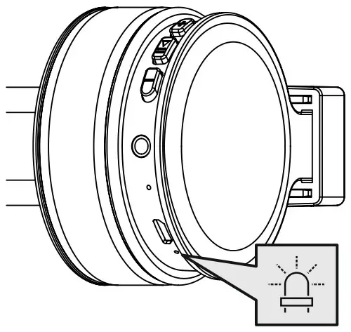 hama 00184084 Freedom Lit Bluetooth Headphone - signal tone