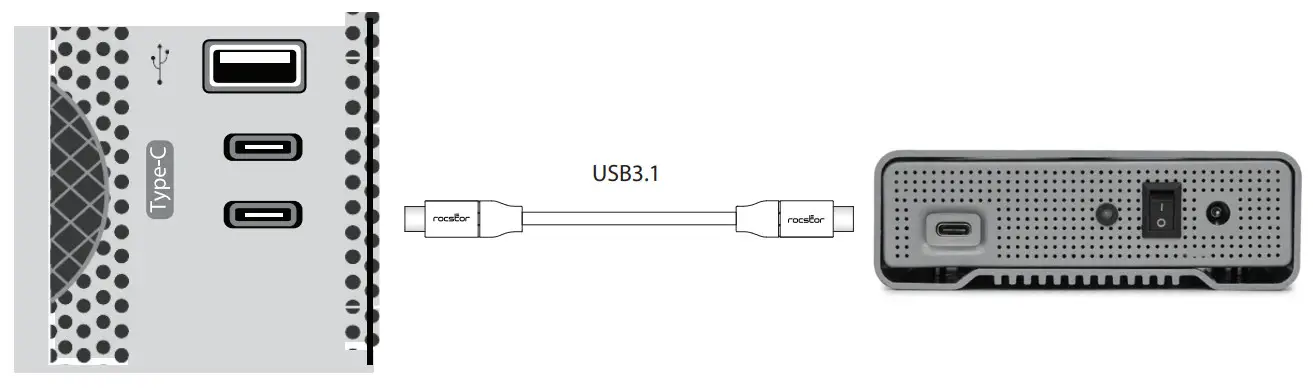 rocstor ROCPRO D90 USB Type-C External Hard Drive - fig 4