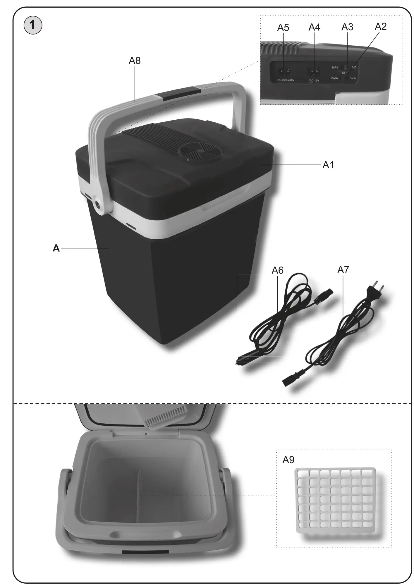 HYUNDAI HYUMC24F Car Cooler - Figure 1