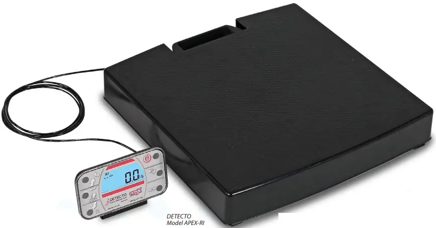 DETECTO APEX RI Series Portable Scale with Remote Indicator - Figure 1