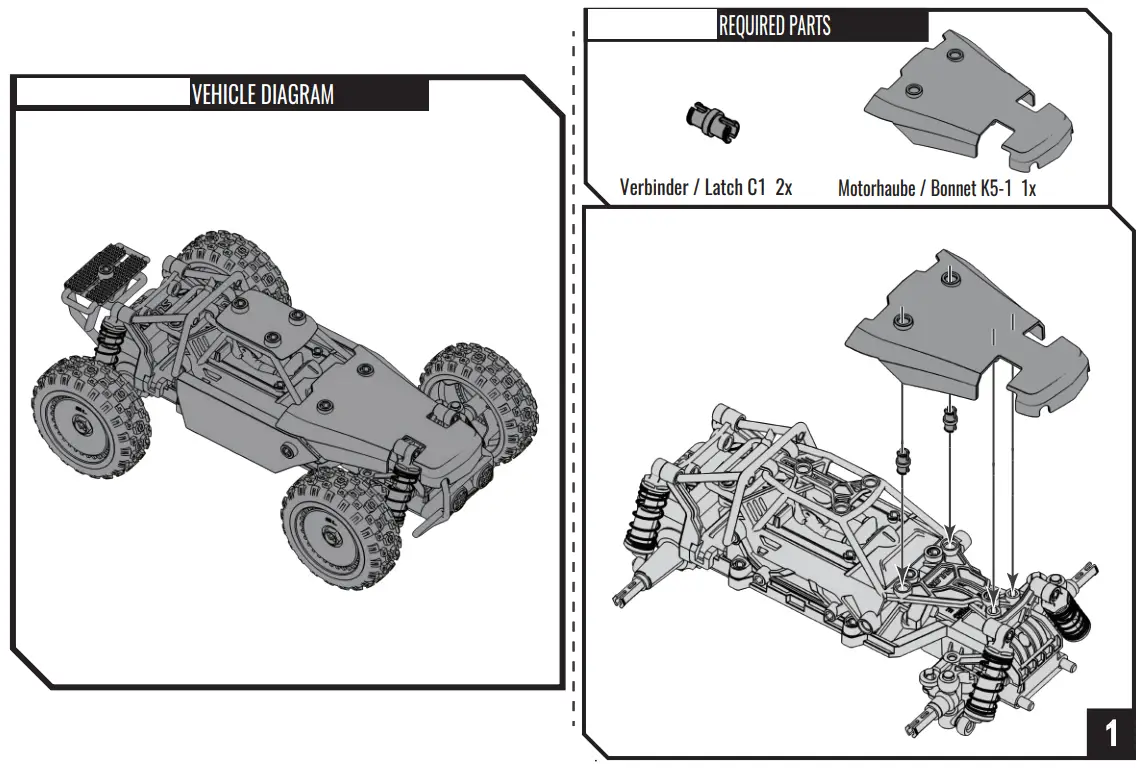 AMEWi 22578 Junior Cool RC DIY Old s cool Buggy - Fig 6