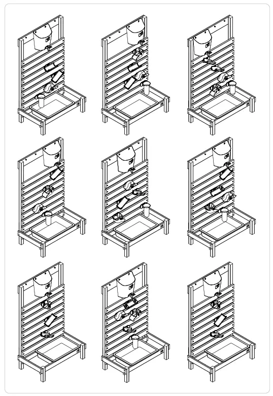 50NRTH TP605 Wasser Spielwand Splash - 10