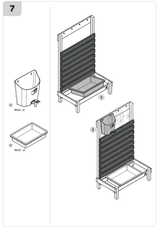 50NRTH TP605 Wasser Spielwand Splash - 8