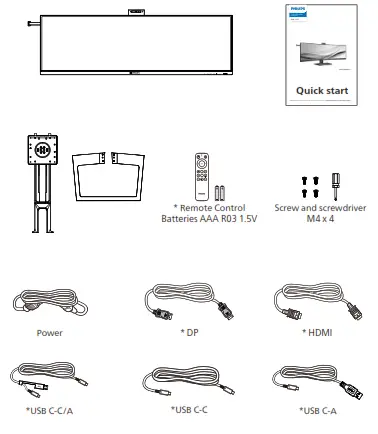 PHILIPS 45B1U6900CH Curved Business Monitor - 1