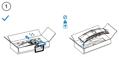 PHILIPS 45B1U6900CH Curved Business Monitor - 2