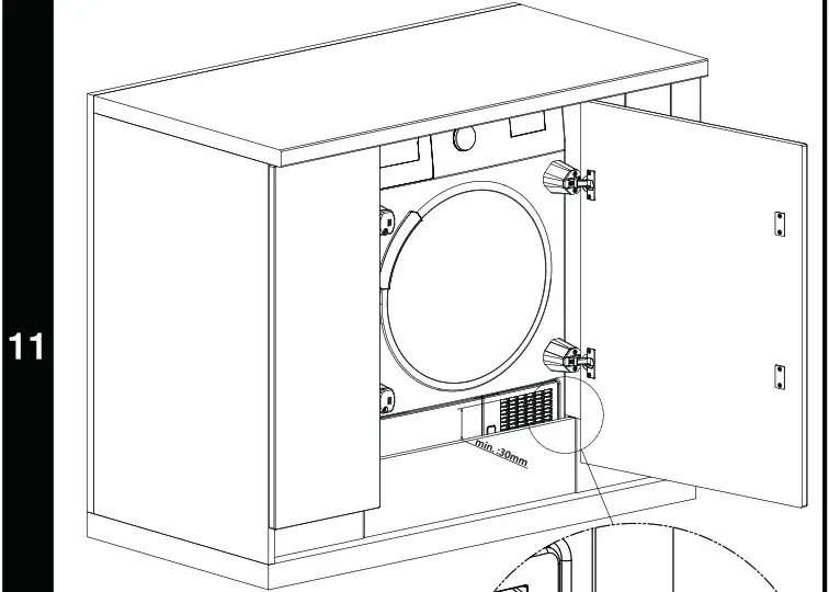 beko DTIKP71131 7kg Integrated Tumble Dryer - overview 16