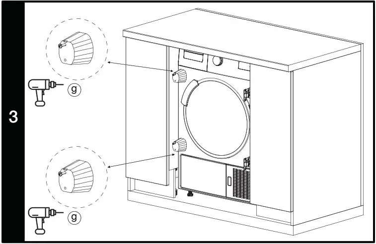 beko DTIKP71131 7kg Integrated Tumble Dryer - overview 4